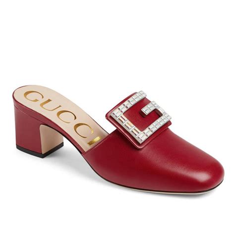 gucci madelyn|Gucci Madelyn 55mm Leather Mules with Square G .